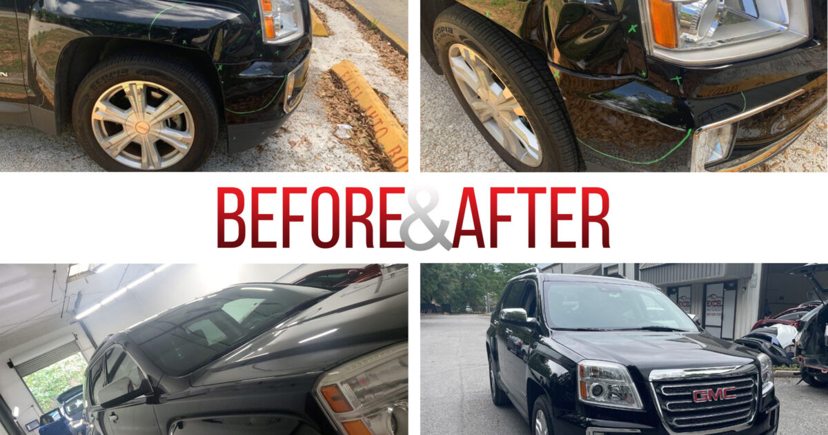 Before/After Auto Body Repair Photos