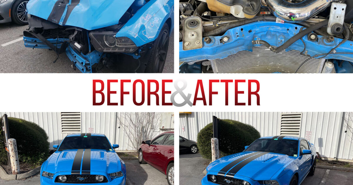 Before/After Auto Body Repair Photos