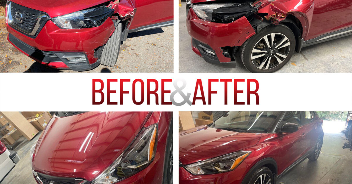 Before/After Auto Body Repair Photos