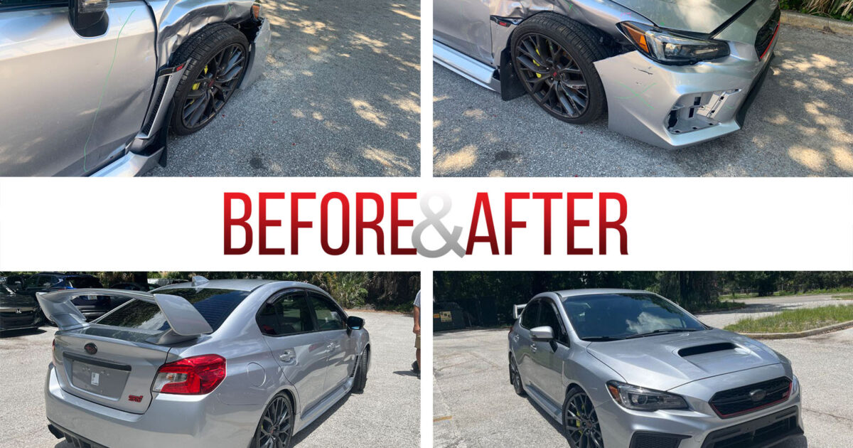 Before/After Auto Body Repair Photos