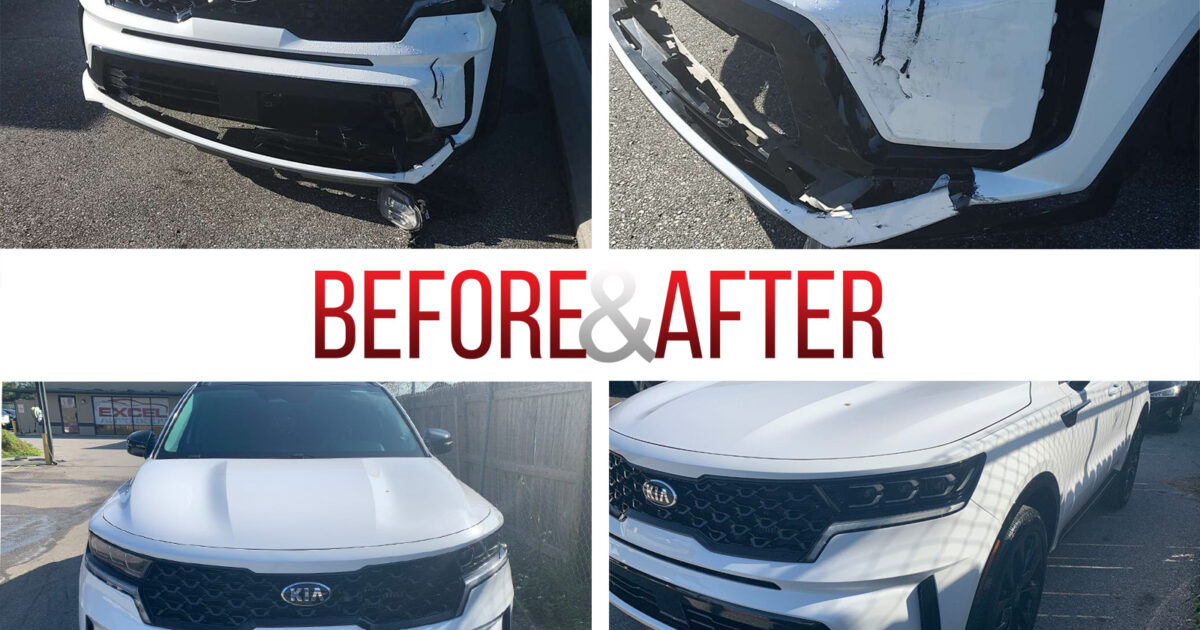 Before/After Auto Body Repair Photos