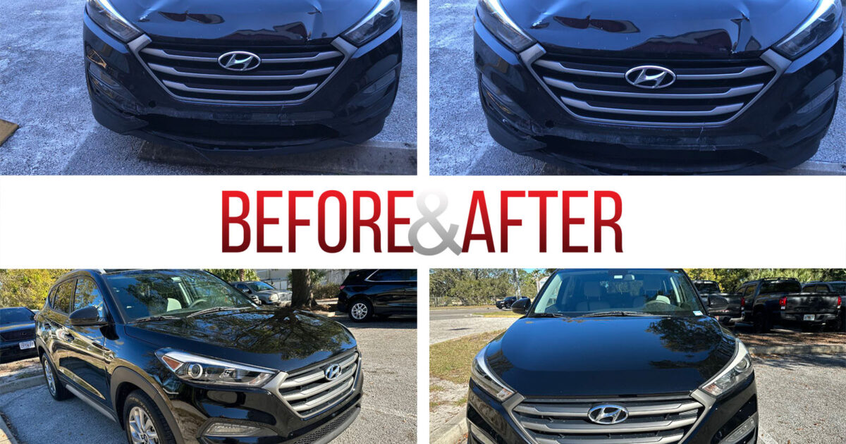 Before/After Auto Body Repair Photos
