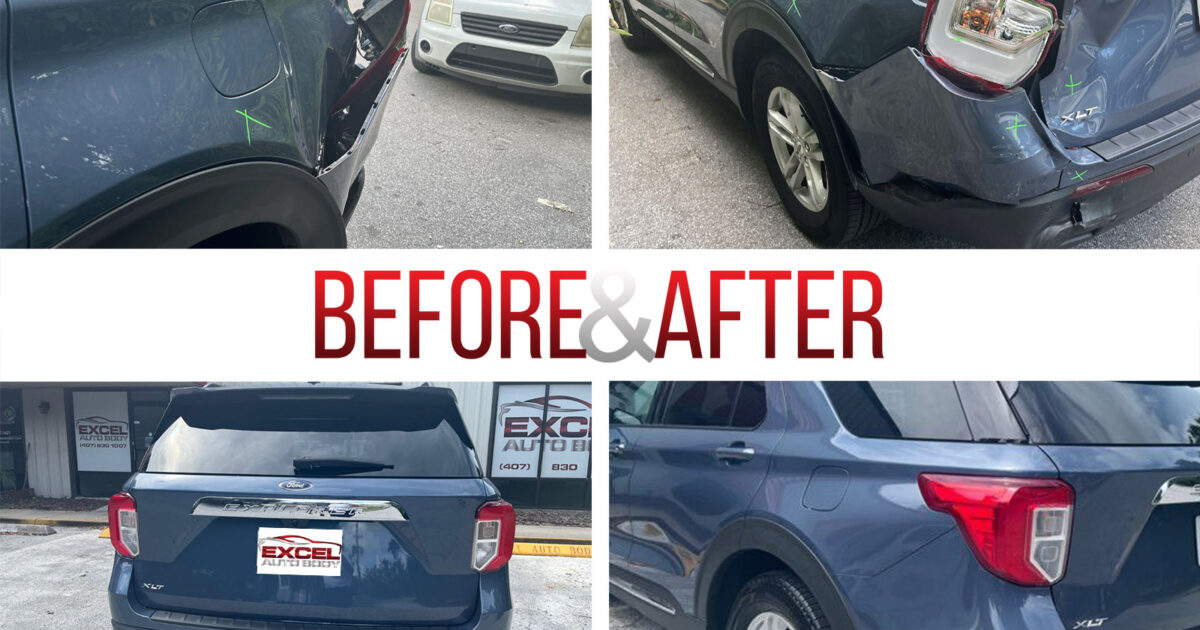 Before/After 2021 Ford Explorer Auto Body Repair
