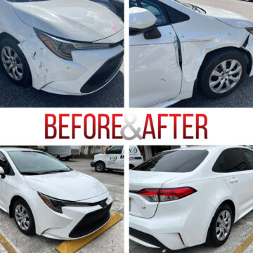 Before/After. 2022 Toyota Corolla Repair