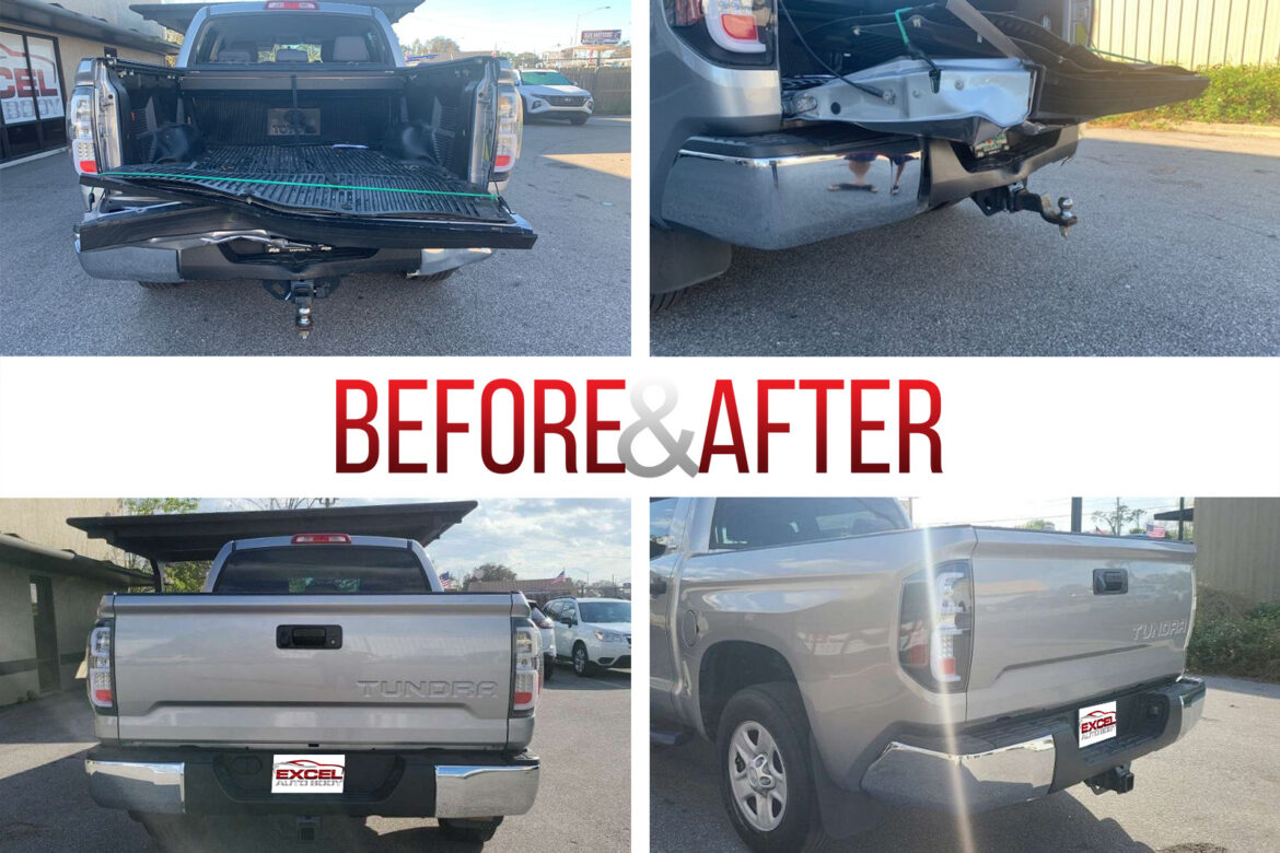 Before/After. 2016 Toyota Tundra Repair