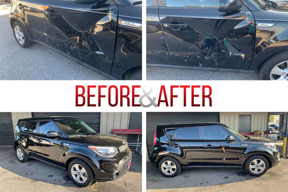 Before/After. 2018 KIA Soul