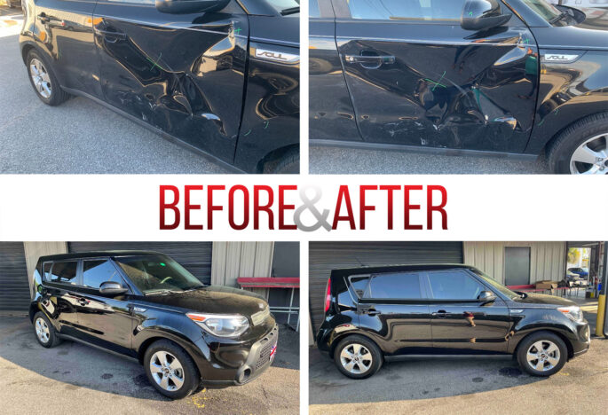 Before/After. 2018 KIA Soul