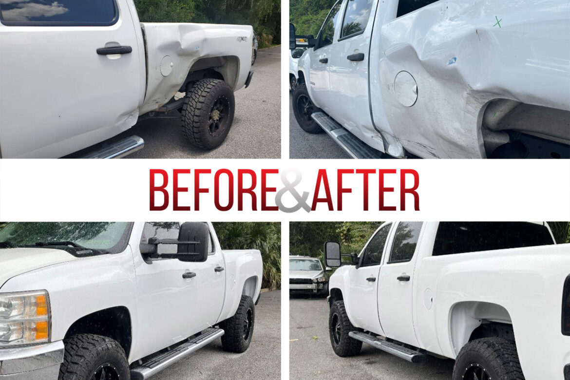 Before/After. 2012 Chevrolet Silverado 2500
