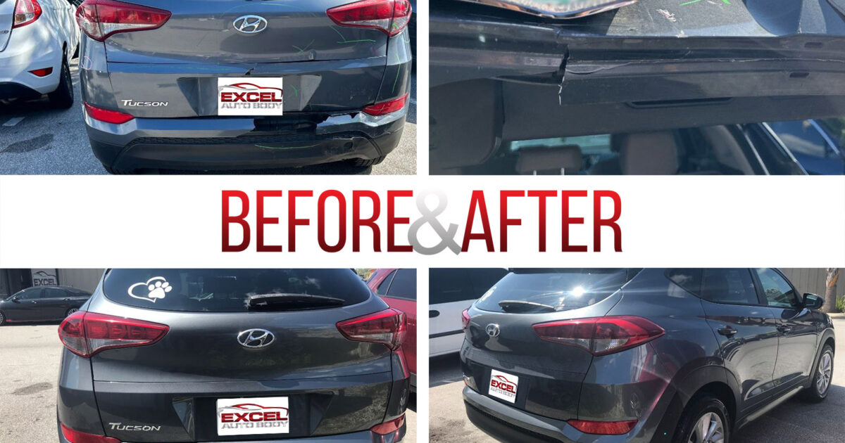 Before/After 2016 Hyundai Tucson Auto Body Repair