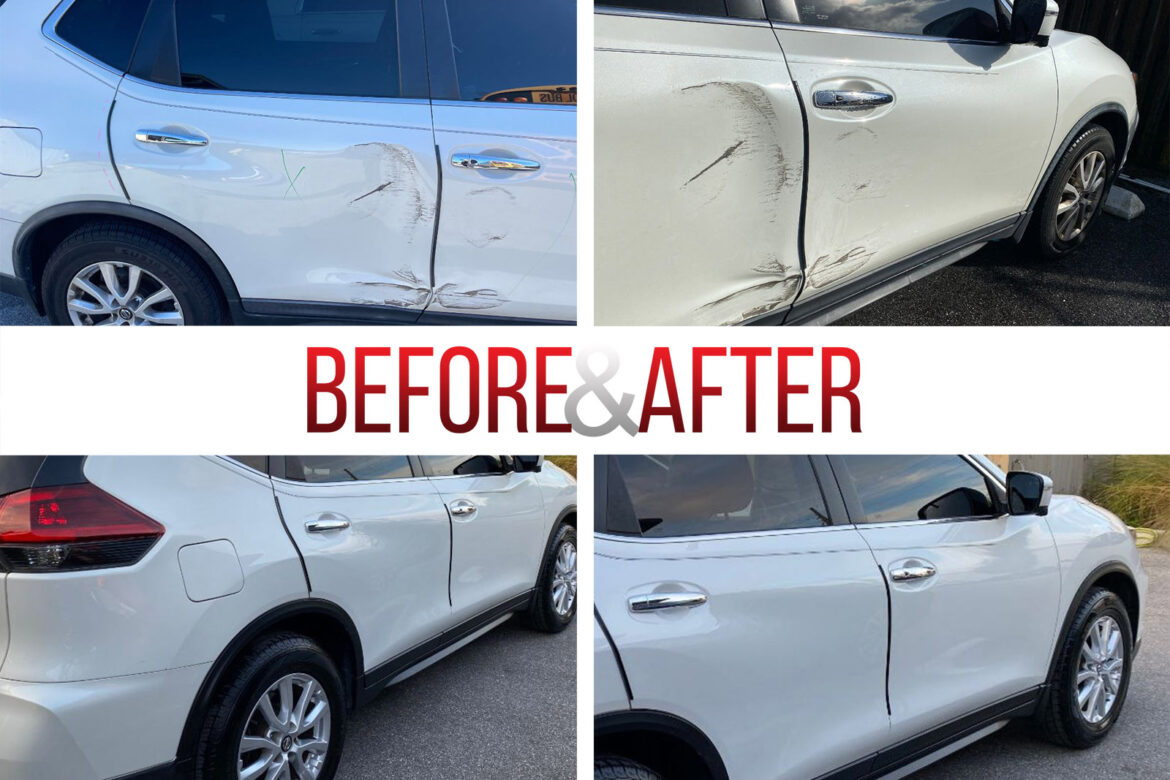 Before/After. 2018 Nissan Rogue