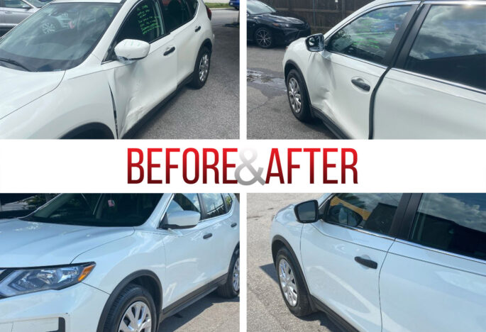 Before/After. 2019 Nissan Rogue