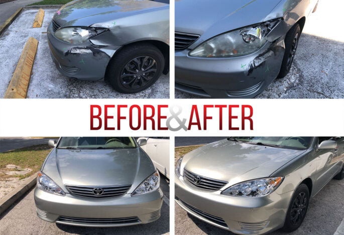 Before/After. 2005 Toyota Camry