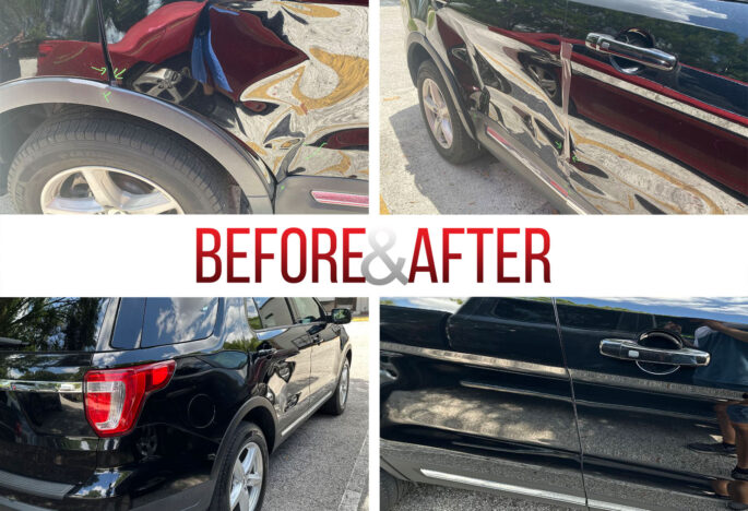 Before/After. 2018 Ford Explorer