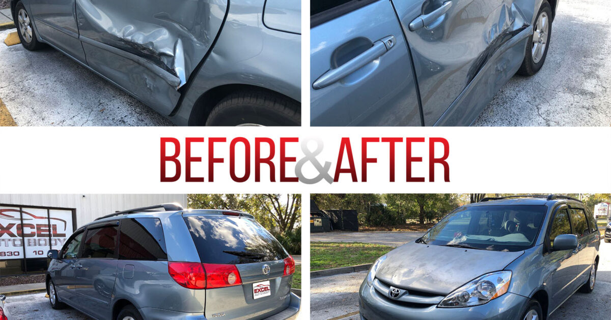 Before/After 2005 Toyota Sienna Auto Body Repair