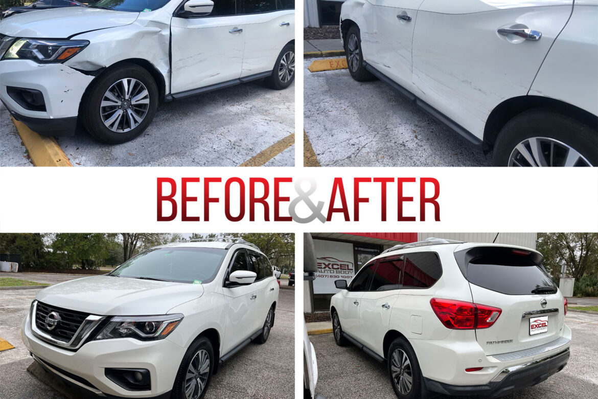 Before/After. 2017 Nissan Pathfinder