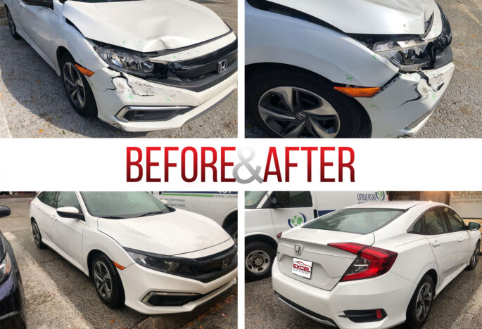 Before/After. 2019 Honda Civic